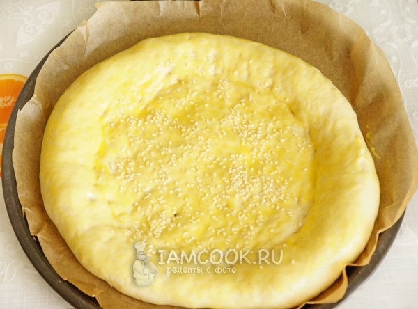 Посыпать кунжутом