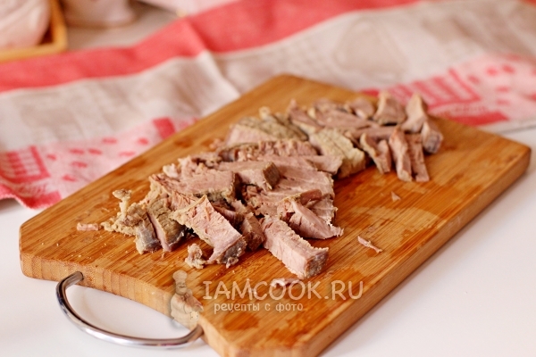 Говядина отварная