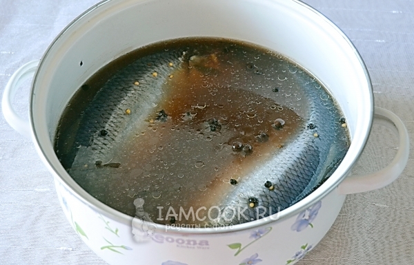 Положить сельдь в рассол