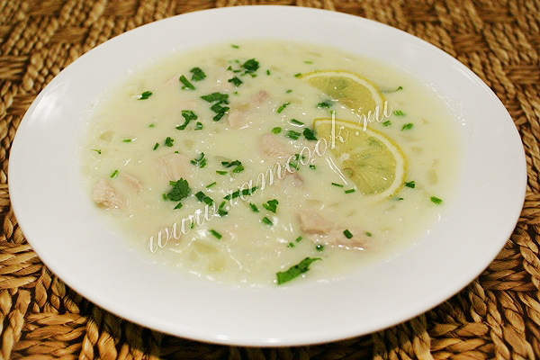 Лимонный суп