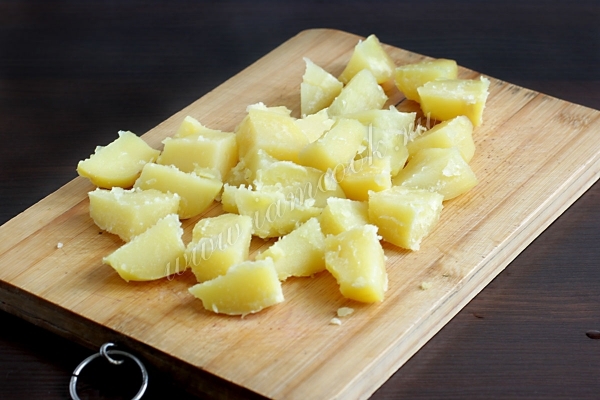 Картофель отварной резанный