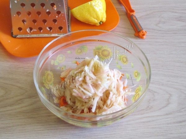 Яблоко тертое