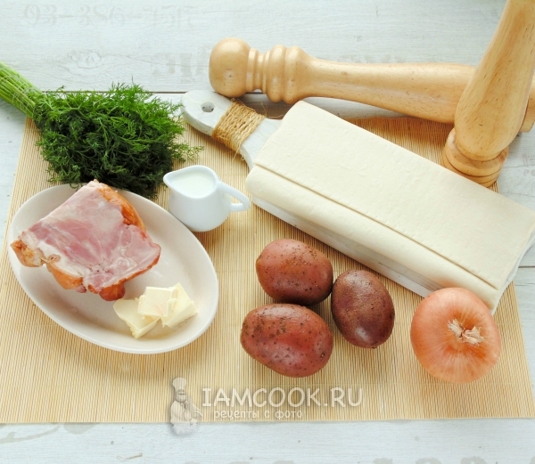 Ингредиенты для ирландского картофельного пирога