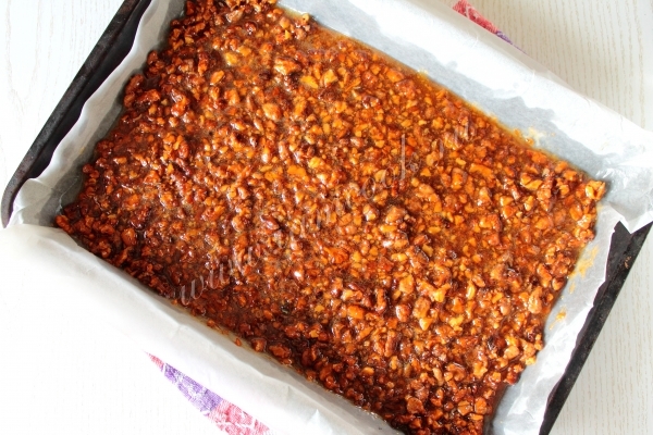 Запекание грильяжа