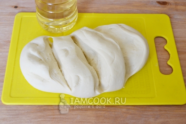 Разделить тесто на части