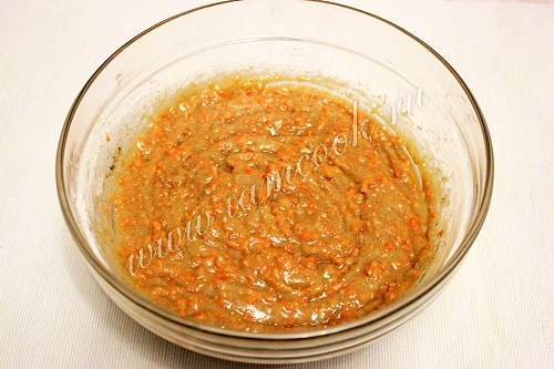 Тесто для морковного кекса