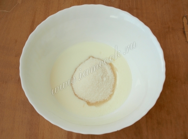 Кефир и сахар