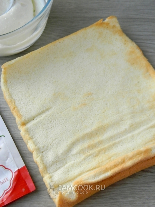 Разровнять бисквит