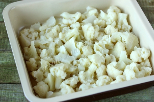 Капуста цветная в форме