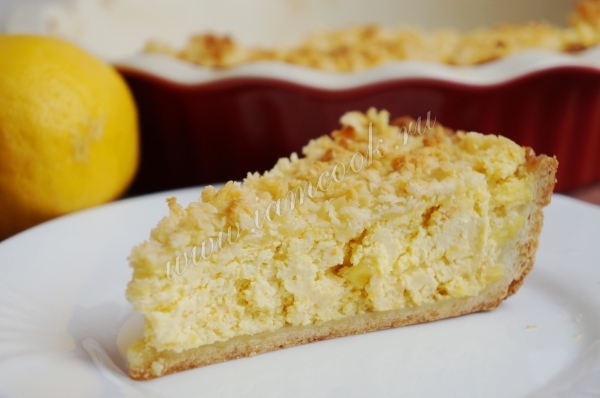 Рецепт творожно-апельсинового пирога