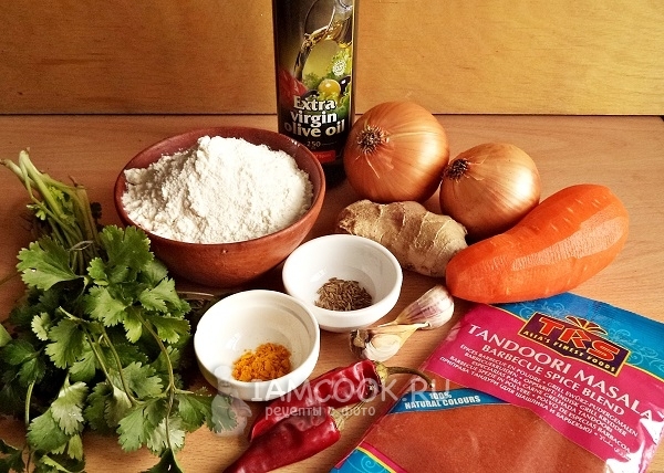 Ингредиенты для бхаджи