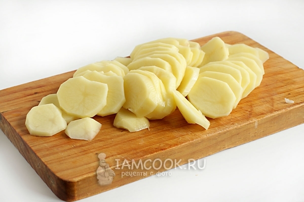 Порезать картофель