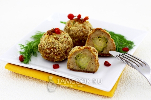 Котлеты с брюссельской капустой