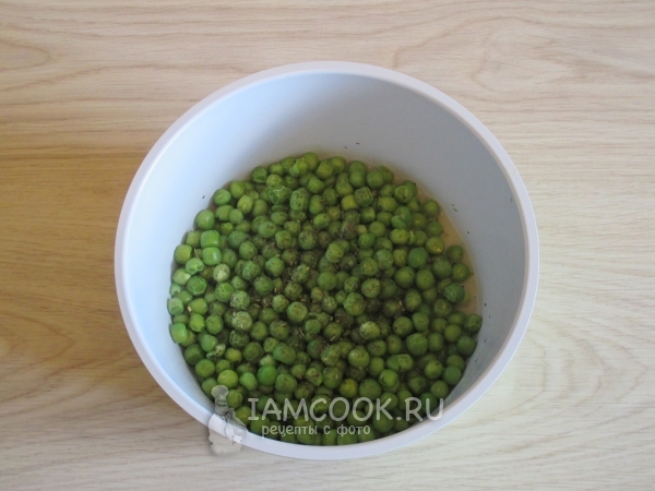 Потушить горох
