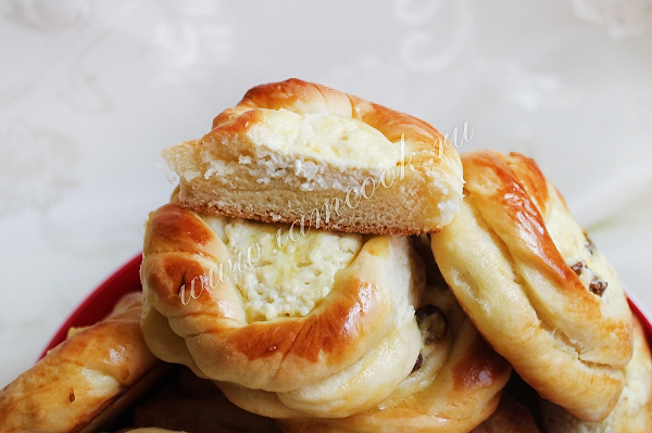 Рецепт ватрушек с творогом