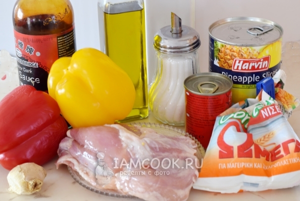 Ингредиенты для курицы по-пекински
