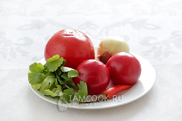 Ингредиенты для аччик-чучука