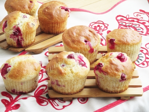 Кексы с ягодами, рецепт