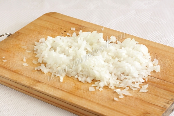 Лук рубленный