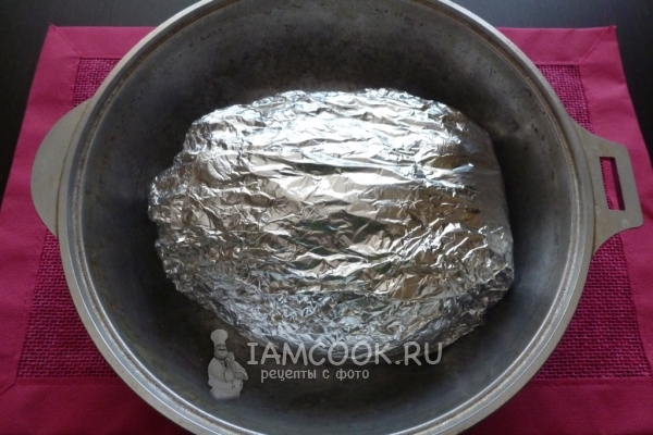 Положить ножку в казан