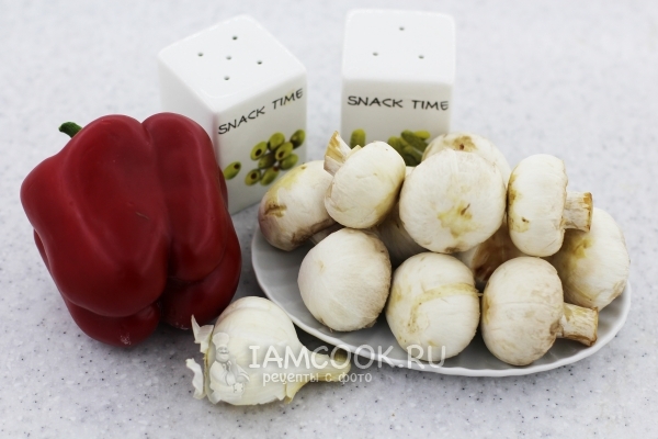 Ингредиенты для жареных шампиньонов