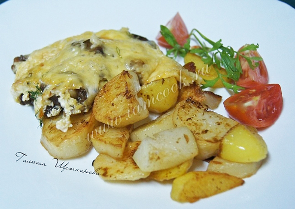 Грибная запеканка