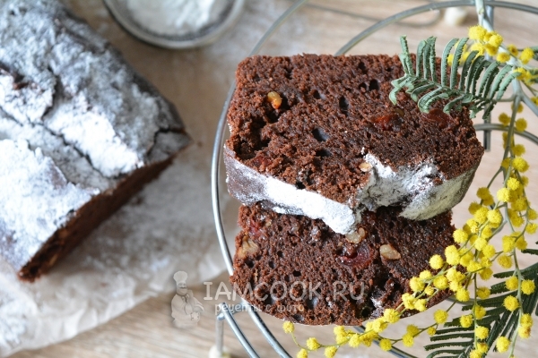 Рецепт постного шоколадного кекса