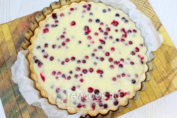 Рецепт пирога с клюквой