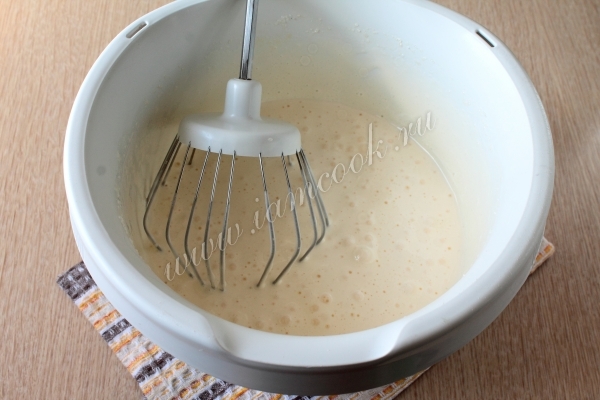 Яйца взбитые с сахаром