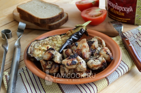 Рецепт шашлыка с киви