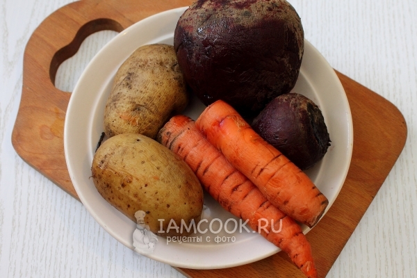 Отварить овощи