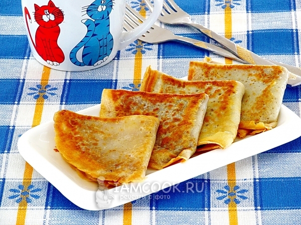 Блинчики с корицей и сахаром