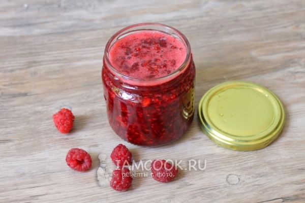 Рецепт малины, перетертой с сахаром на зиму