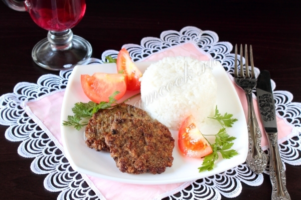 Рецепт печеночных котлет с манкой