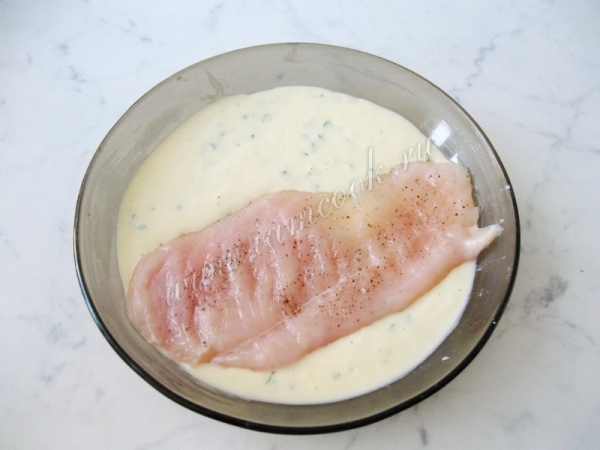 Куриное филе в кляре