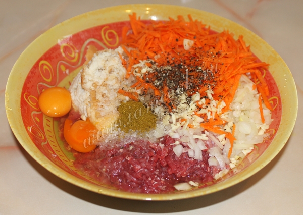 Основа для приготовления домашних котлет