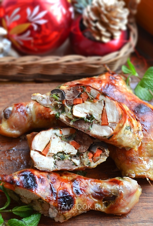 Рецепт фаршированных куриных ножек