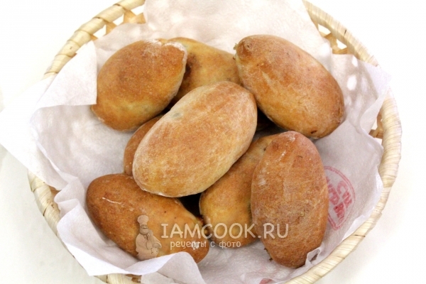 Рецепт постных пирожков с картошкой и грибами