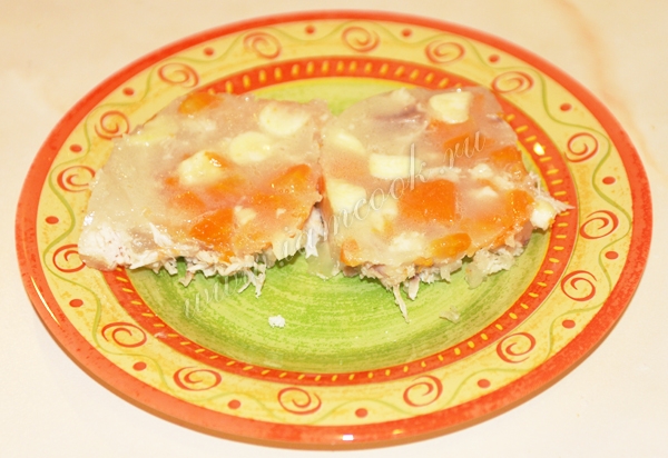 Куриный холодец из ножек