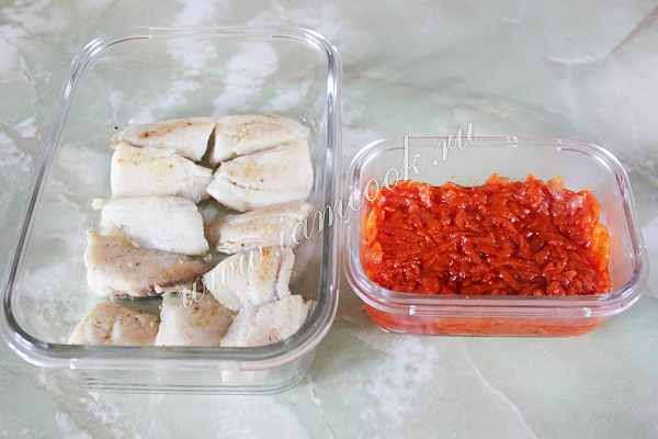 Рыба и маринад