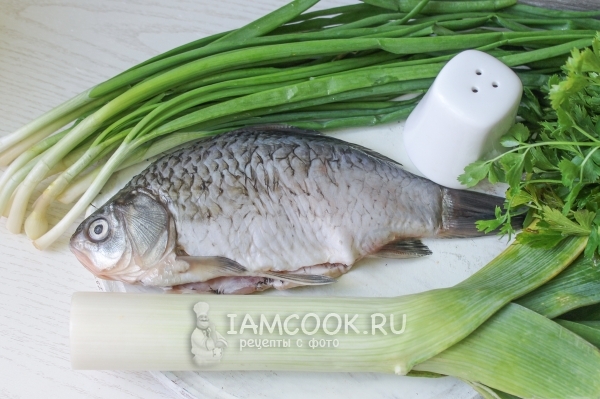 Ингредиенты для карася, запеченного в духовке