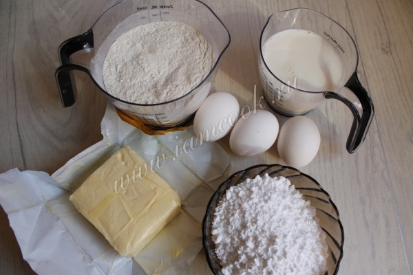 Ингредиенты для австралийского кекса с кокосовой стружкой