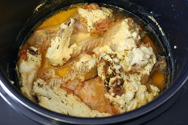 Рецепт тушения курицы в мультиварке