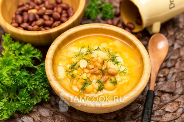 Фото постного горохового супа