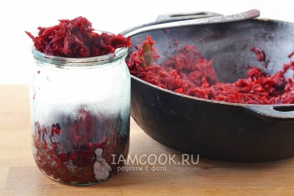 Готовая икра из свеклы на зиму