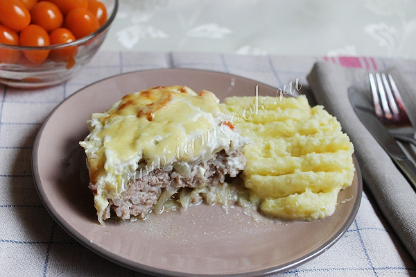 Рецепт запеканки Ленивые голубцы