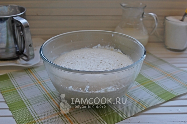 Готовая опара