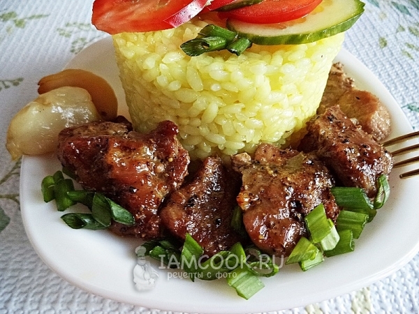 Рецепт мяса, запечённого в маринаде