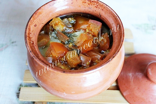 Чанахи в горшочках