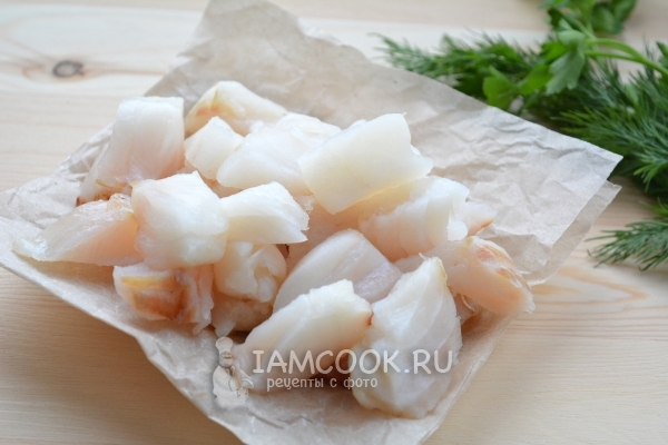 Порезать филе рыбы